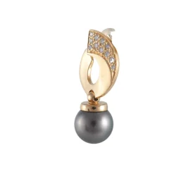 Dormeuses Perles de Tahiti Diamants