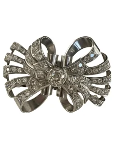 Double Clip Or Et Diamants