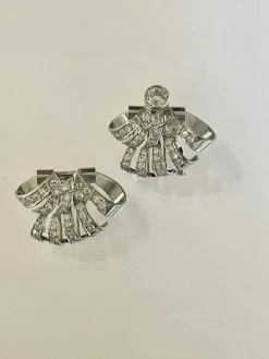 Double Clip Or Et Diamants