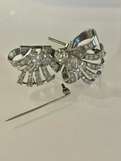 Double Clip Or Et Diamants