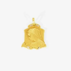 DROPSY-Médaille Vierge sous les lys or jaune