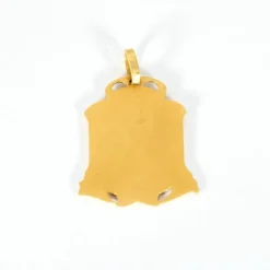 DROPSY-Médaille Vierge sous les lys or jaune