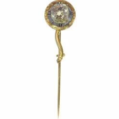Epingle antique Diamant taillé en rose