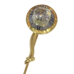 Epingle antique Diamant taillé en rose