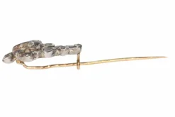 1760 epingle diamant rococo- un héritage précieux