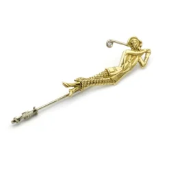 Epingle Golfeuse - Or & Diamant