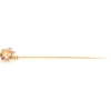 Epingle Or jaune Citrine