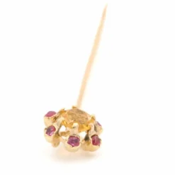 Epingle Or jaune Citrine