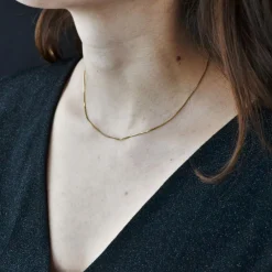 Fine chaine or maille cube