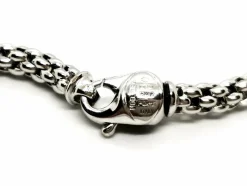 Fope Collier Maille pop-corn Or blanc