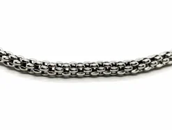 Fope Collier Maille pop-corn Or blanc