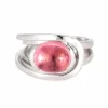 FRED - Sunlight - Bague Or blanc et Tourmaline rose