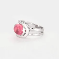 FRED - Sunlight - Bague Or blanc et Tourmaline rose