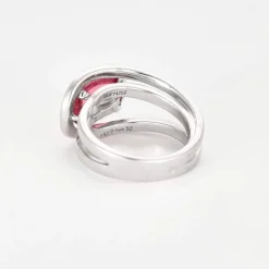 FRED - Sunlight - Bague Or blanc et Tourmaline rose