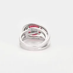 FRED - Sunlight - Bague Or blanc et Tourmaline rose