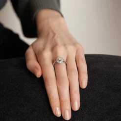 GAYUBO - Bague Solitaire ronde