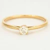 GEMMYO - Baby Lady - Bague solitaire en or jaune
