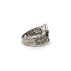 gold moi et toi diamond ring