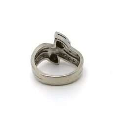 gold moi et toi diamond ring