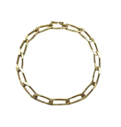 Gourmette or jaune, maille cheval