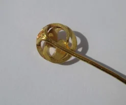 Grande épingle broche 1900 serpents Ouroboros