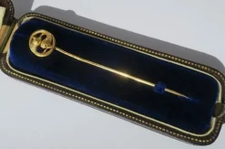 Grande épingle broche 1900 serpents Ouroboros