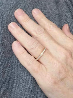 Hulchi Belluni - Alliance or rose et diamants