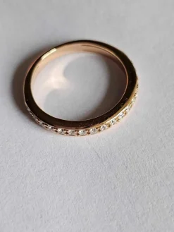 Hulchi Belluni - Alliance or rose et diamants