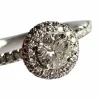 Hulchi Belluni - Bague Eternity or blanc et diamants