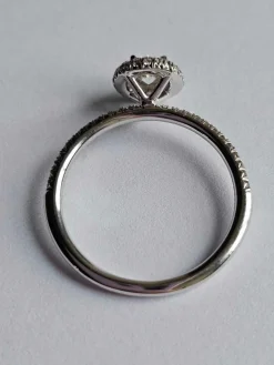 Hulchi Belluni - Bague Eternity or blanc et diamants