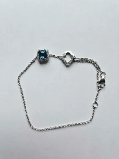 Hulchi Belluni - Bracelet améthyste or blanc et diamants