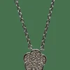 Hulchi Belluni - Pendentif or blanc et diamants