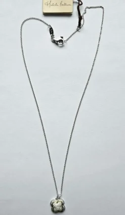 Hulchi Belluni - Pendentif or jaune et blanc et diamants