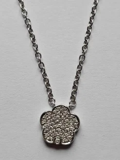 Hulchi Belluni - Pendentif or blanc et diamants