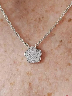 Hulchi Belluni - Pendentif or blanc et diamants