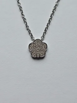 Hulchi Belluni - Pendentif or blanc et diamants