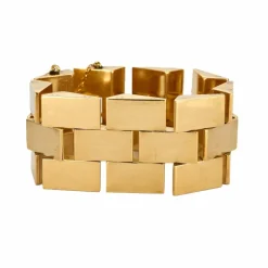 Important bracelet Tank en or jaune