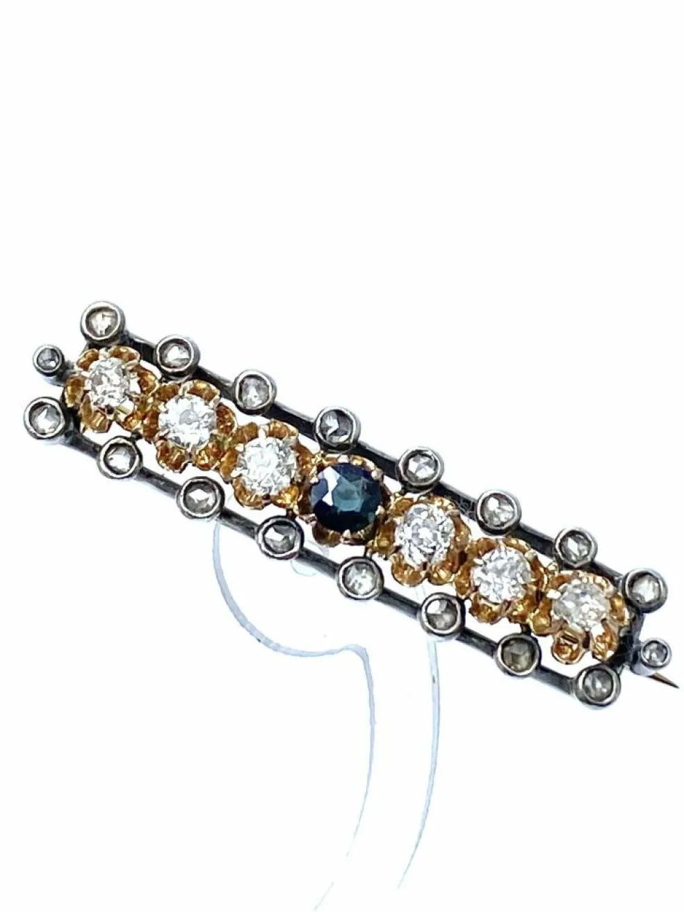 Impressionnante broche epingle en diamants, Empire austro-hongrois
