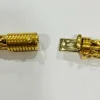 Intemporel collier maille palmier or jaune