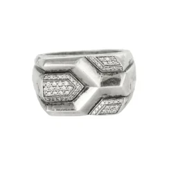 JOHN HARDY - Bague argent et diamants