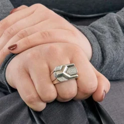 JOHN HARDY - Bague argent et diamants
