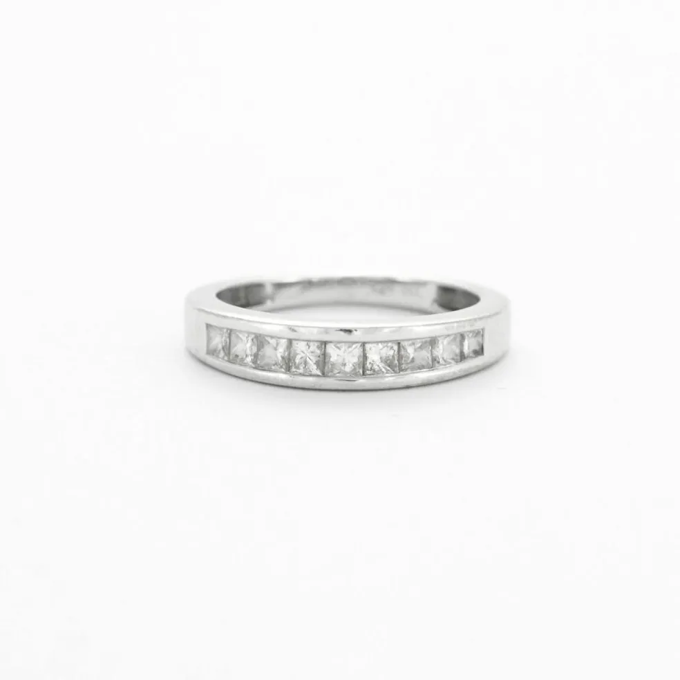 Jonc Or Gris et Diamants