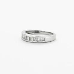 Jonc Or Gris et Diamants