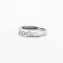 Jonc Or Gris et Diamants