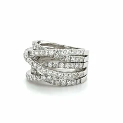 LEO PIZZO - Bague or blanc et diamants