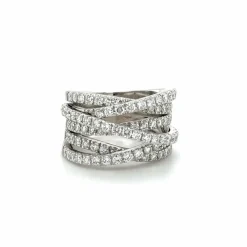 LEO PIZZO - Bague or blanc et diamants