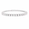 Ligne tennis or blanc diamants