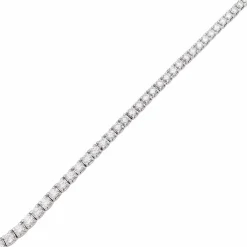 Ligne tennis or blanc diamants