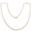 Long collier en or jaune 18k