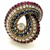 Magnifique bague spirale Dolce Vita vintage